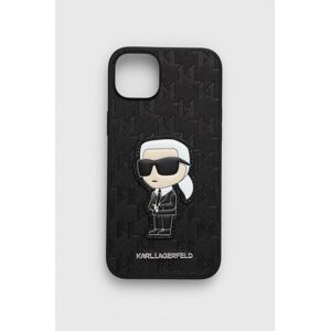 Puzdro na mobil Karl Lagerfeld iPhone 14 Plus 6.7" čierna farba