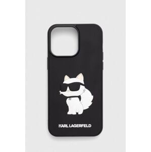 Puzdro na mobil Karl Lagerfeld iPhone 14 Pro Max 6.7" čierna farba