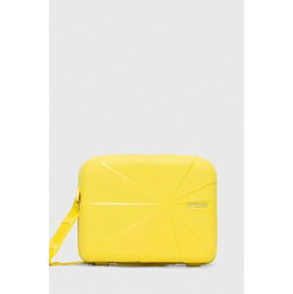 Kozmetická taška American Tourister žltá farba
