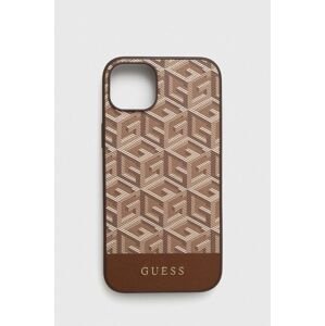 Puzdro na mobil Guess iPhone 14 Plus 6,7" hnedá farba