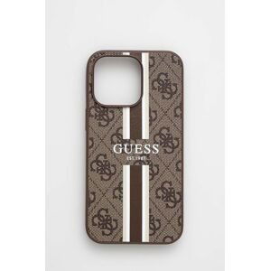 Puzdro na mobil Guess iPhone 13 Pro / 13 6,1" hnedá farba