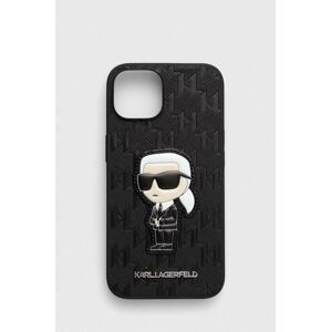 Puzdro na mobil Karl Lagerfeld iPhone 14 6,1" čierna farba