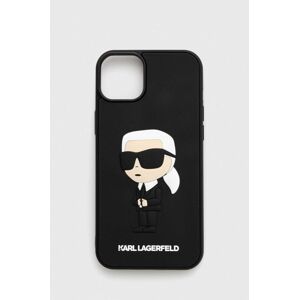 Puzdro na mobil Karl Lagerfeld iPhone 14 Plus 6,7" čierna farba