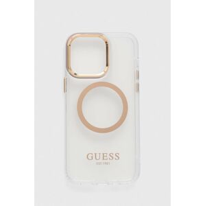 Puzdro na mobil Guess iPhone 14 Pro Max 6,7'' priehľadná farba