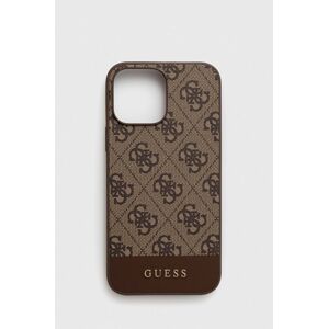 Puzdro na mobil Guess iPhone 13 Pro Max 6,7" hnedá farba