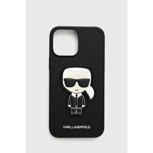 Puzdro na mobil Karl Lagerfeld iPhone 13 Pro Max 6,7" čierna farba