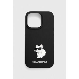 Puzdro na mobil Karl Lagerfeld iPhone 13 Pro / 13 6.1 čierna farba