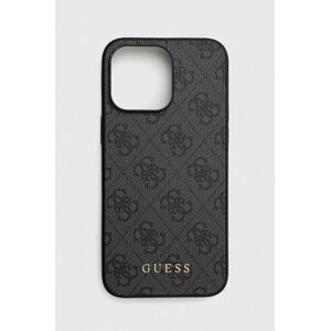 Puzdro na mobil Guess iPhone 15 Pro Max 6.7 šedá farba