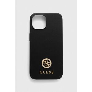 Puzdro na mobil Guess iPhone 15 6.1 čierna farba