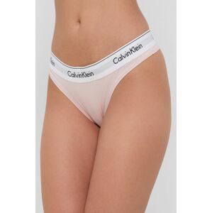 Tangá Calvin Klein Underwear ružová farba