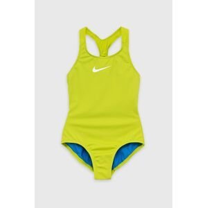 Detské plavky Nike Kids zelená farba