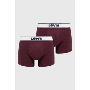 Boxerky Levi's 37149.0401-red, pánske, hnedá farba