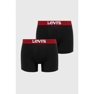 Boxerky Levi's pánske, čierna farba