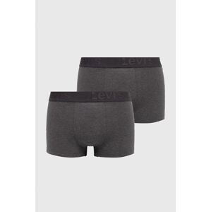 Boxerky Levi's 37149.0423-greymelang, pánske, šedá farba