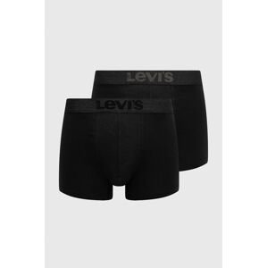 Boxerky Levi's 37149.0629-black, pánske, čierna farba