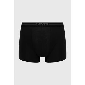 Boxerky Levi's 37149.0632-jetblack, pánske, čierna farba