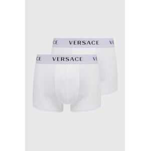 Boxerky Versace (2-pak) pánske, biela farba