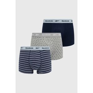 Boxerky Reebok U5.F8362 (3-pak) pánske, tmavomodrá farba