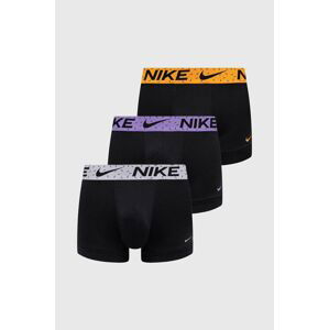 Boxerky Nike 3-pak pánske, žltá farba