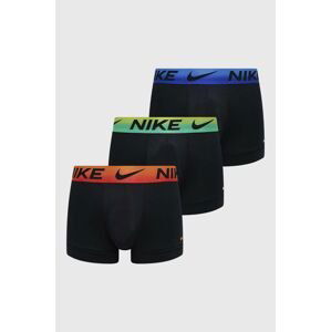 Boxerky Nike 3-pak pánske, zelená farba