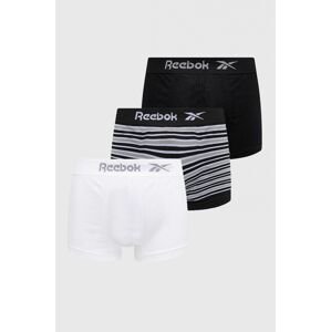 Boxerky Reebok F8407 (3-pak) pánske, čierna farba