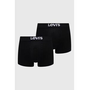 Boxerky Levi's 2-pak pánske, čierna farba