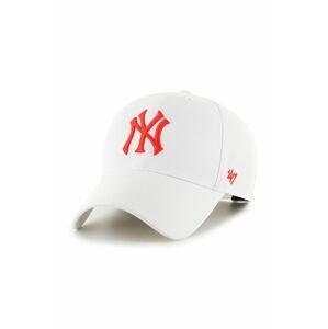 Čiapka 47brand New York Yankees biela farba, s nášivkou