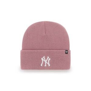 Čiapka 47brand MLB New York Yankees ružová farba