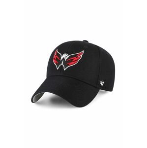 Čiapka 47brand NHL Washington Capitals čierna farba, s nášivkou