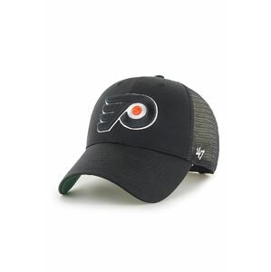 Čiapka 47brand NHL Philadelphia Flyers čierna farba, s nášivkou