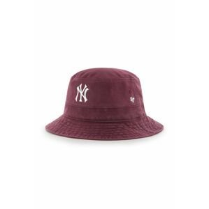 Klobúk 47brand MLB New York Yankees fialová farba, bavlnený