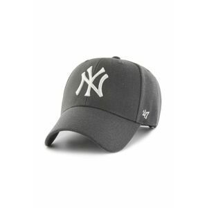 Čiapka 47 brand MLB New York Yankees šedá farba, s nášivkou
