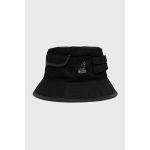 Bavlnený klobúk Kangol K5328.BK001-BK001, čierna farba, bavlnený