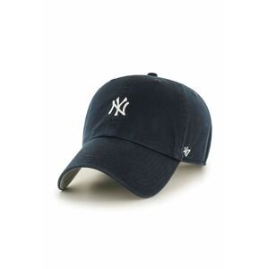 Čiapka 47brand MLB New York Yankees čierna farba, s nášivkou