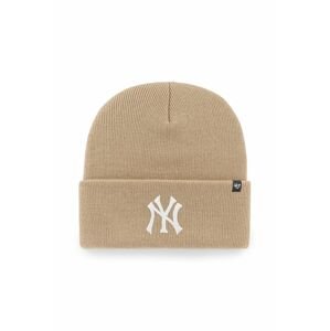 Čiapka 47brand MLB New York Yankees žltá farba