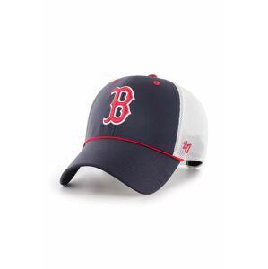 Šiltovka 47brand MLB Boston Red Sox tmavomodrá farba, s nášivkou