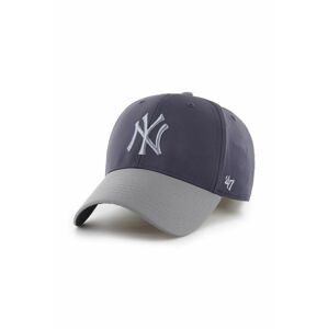 Šiltovka 47brand MLB New York Yankees tmavomodrá farba, s nášivkou