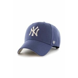 Čiapka s prímesou vlny 47brand MLB Yankees Subway Series s nášivkou