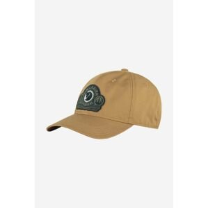 Šiltovka Fjallraven Classic Badge Cap béžová farba, s nášivkou