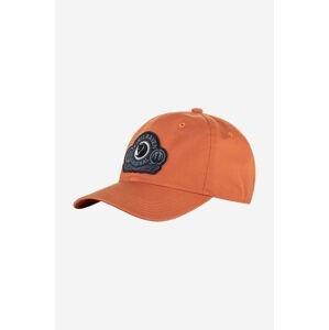 Šiltovka Fjallraven Classic Badge Cap oranžová farba, s nášivkou