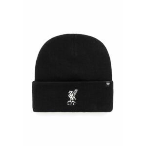 Čiapka 47brand EPL Liverpool FC čierna farba