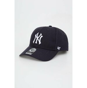 Šiltovka 47brand MLB New York Yankees tmavomodrá farba, s nášivkou