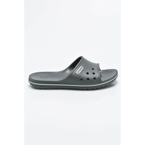 Šľapky Crocs CROCBAND II pánske, šedá farba