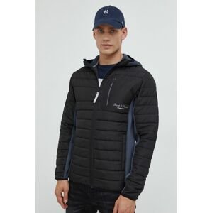 Bunda Jack & Jones Jcoberg pánska, čierna farba, prechodná,