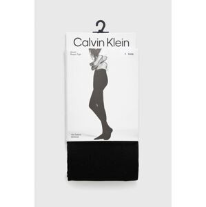 Pančuchové nohavice Calvin Klein čierna farba