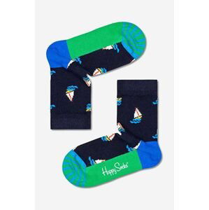 Detské ponožky Happy Socks Sail Away tmavomodrá farba, KSAI01-6500