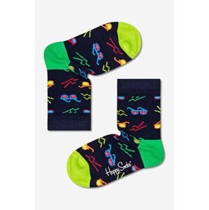 Detské ponožky Happy Socks Sunny Days tmavomodrá farba, KSND01-6500