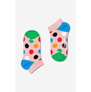 Detské ponožky Happy Socks Big Dot Low ružová farba, KBDO05-3000