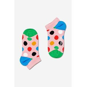 Detské ponožky Happy Socks Big Dot Low ružová farba, KBDO05-3000