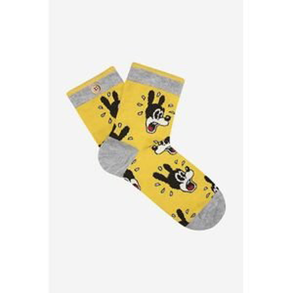 Detské ponožky Cabaia MARCEL & FANNY žltá farba